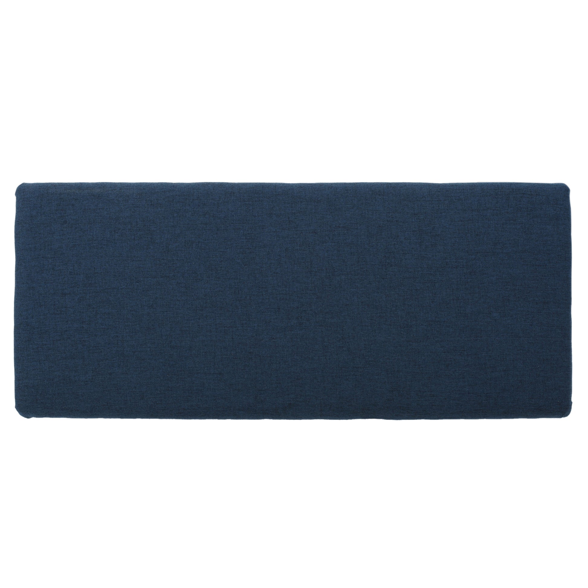 Storage Ottoman Navy Blue Fabric