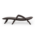 Mikael Chaise Lounge Dark Brown Polypropylene