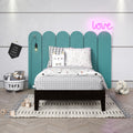Nix Twin Platform Bed Black Twin Black Wood