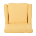 Brooke Retro Chair Kd Yellow Fabric