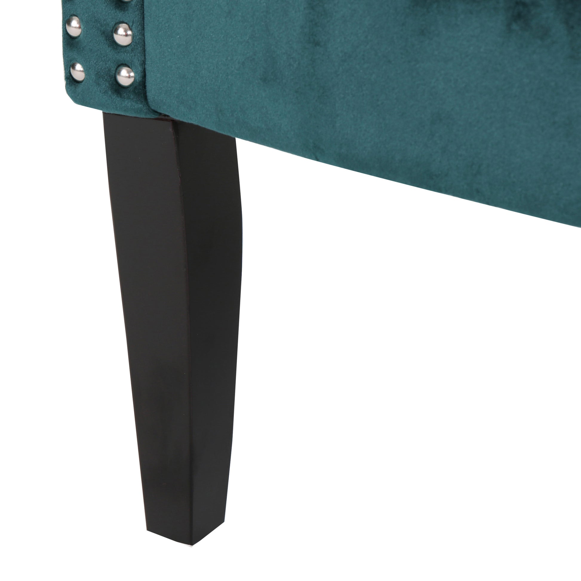 Club Chair Teal Velvet