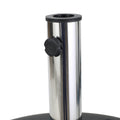 Wheelie Umbrella Base Round Black Concrete