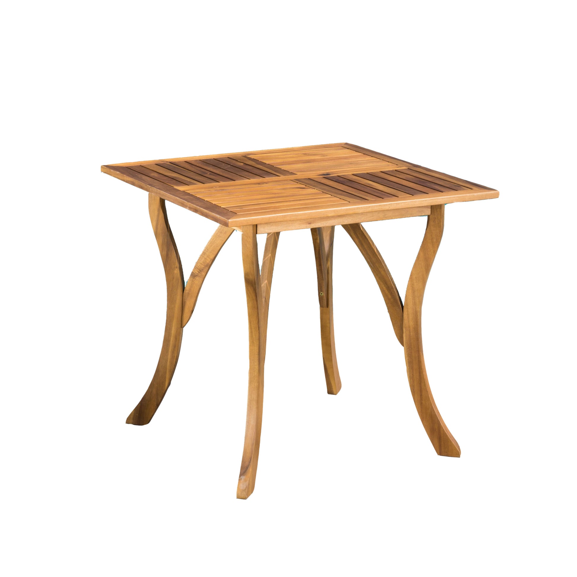 Hermosa 31.5'' Square Wood Table Teak Acacia Wood