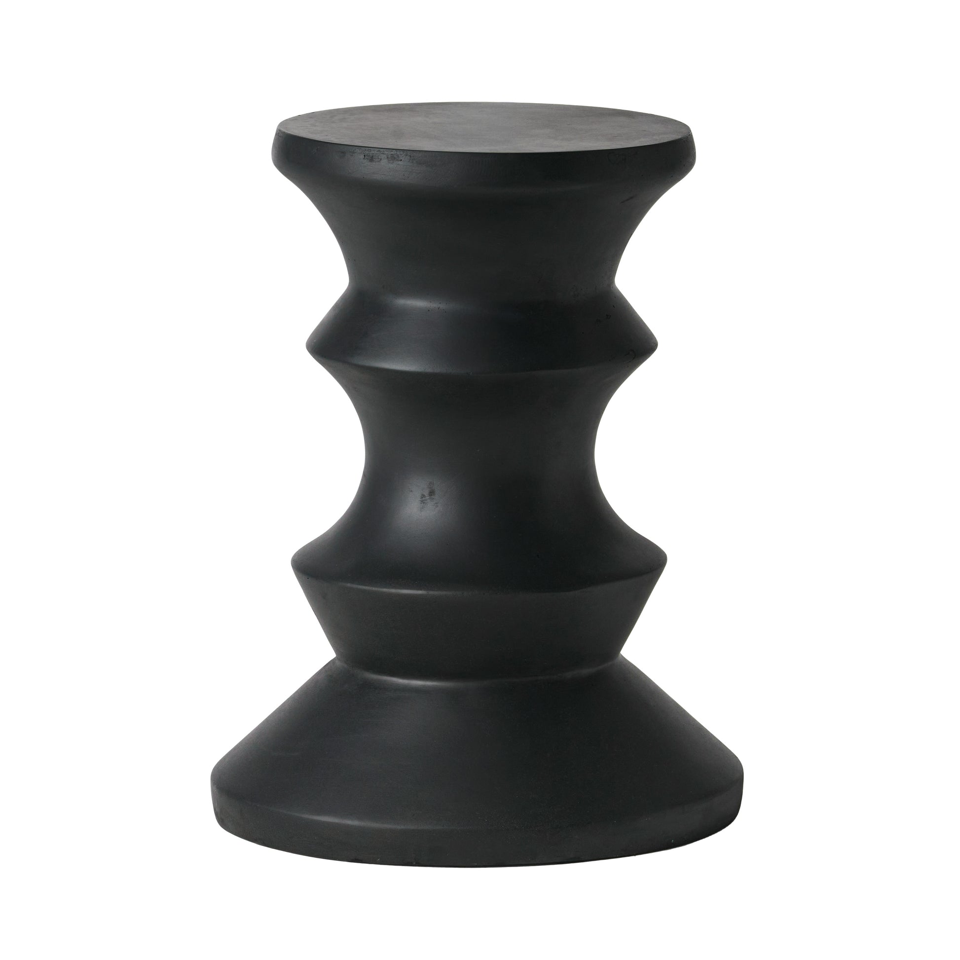 Eureka 22 Mgo Side Table Black Concrete