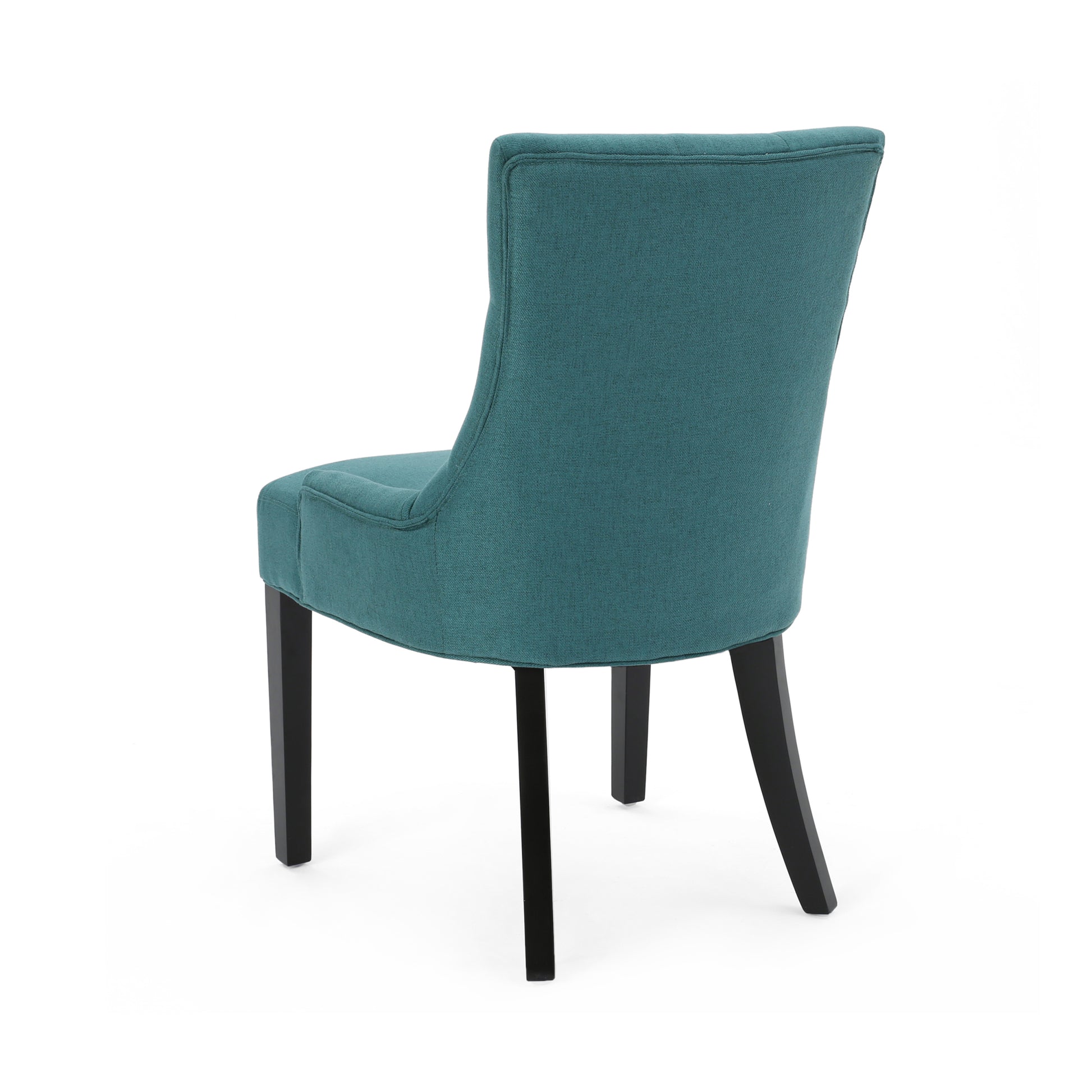 Cheney Dining Chair Kd Set Of 2 Teal Fabric