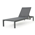 Cape Coral Kd Chaise Lounge Gry Mp2 Set Of 2 Gray Mesh