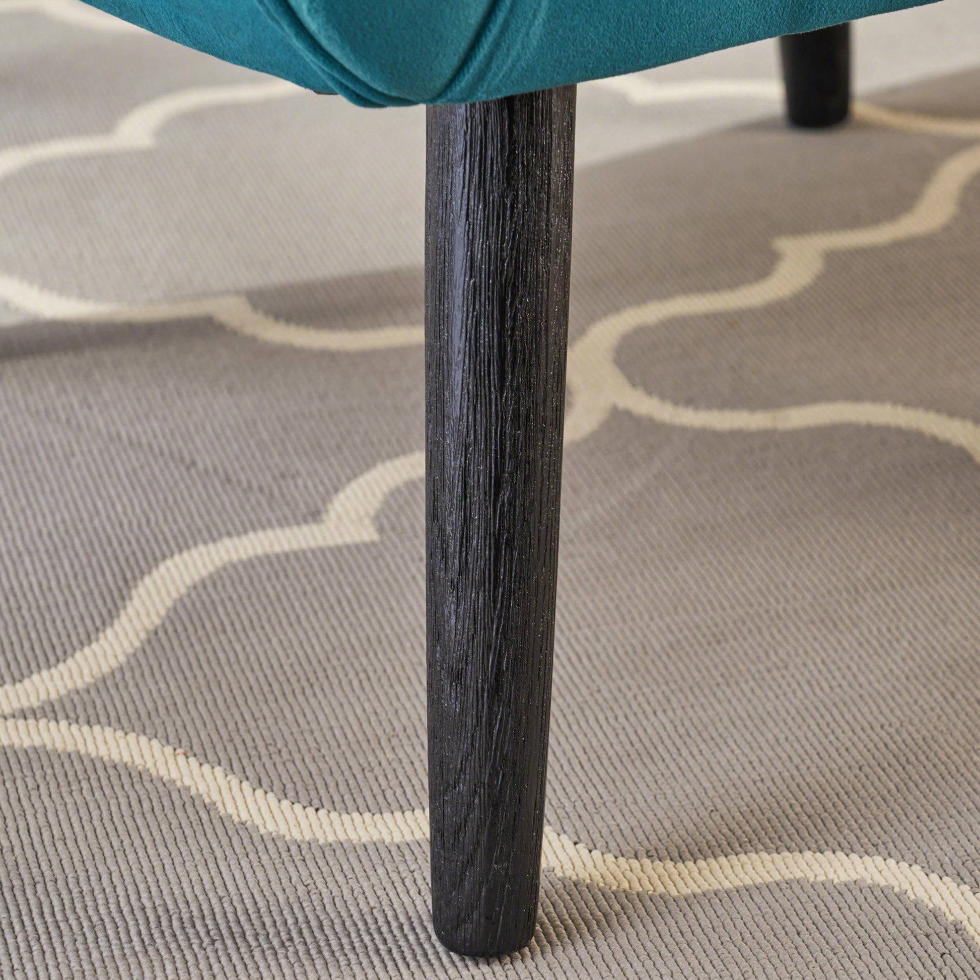 Arm Chair Teal Velvet