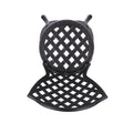 Bono Metal Bistro Set Black Aluminium