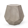 Calgary Side Table Light Grey Magnesium Oxide