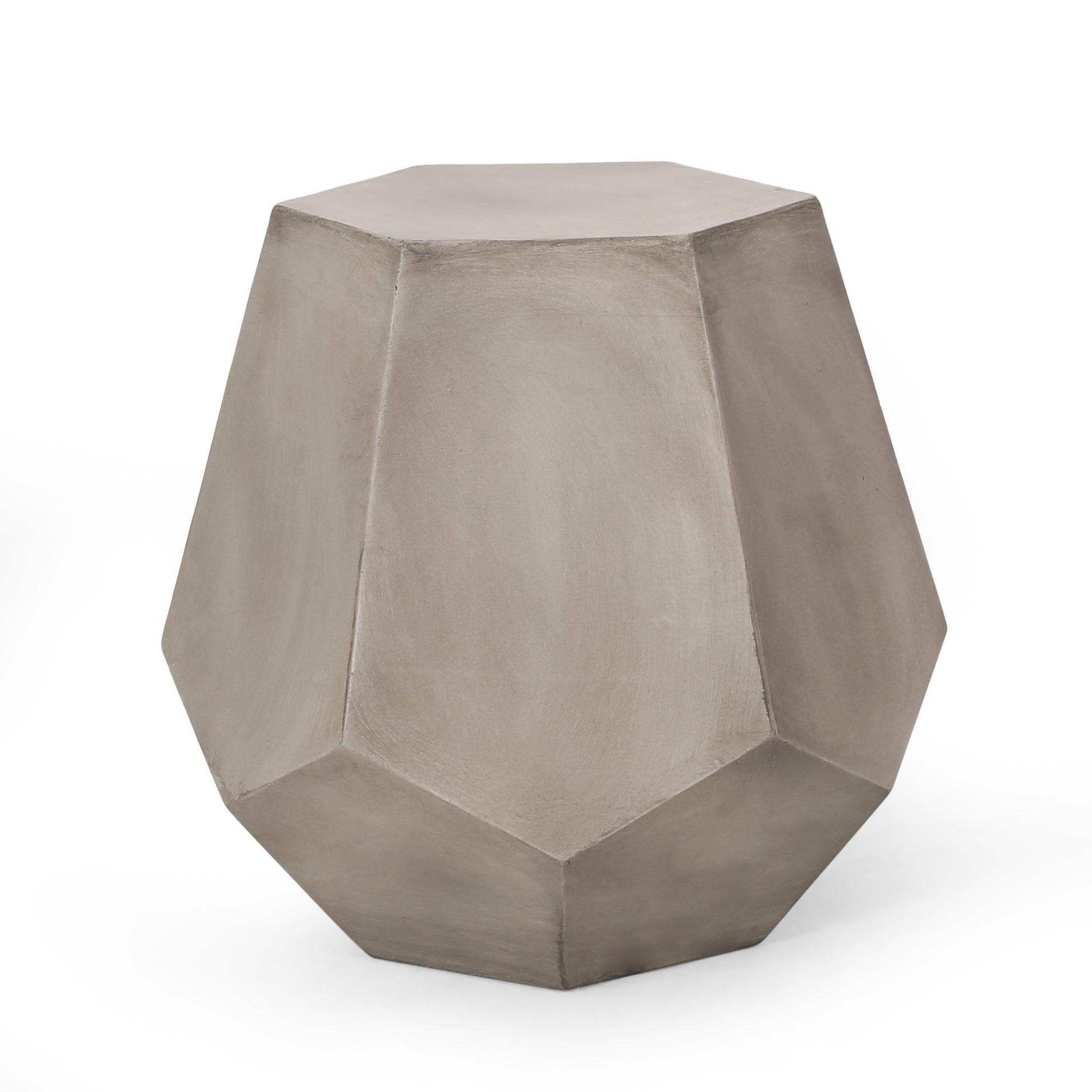 Calgary Side Table Light Grey Magnesium Oxide