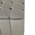 Ottoman Grey Velvet