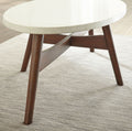 Serena 3 Piece Table Set White White Wood