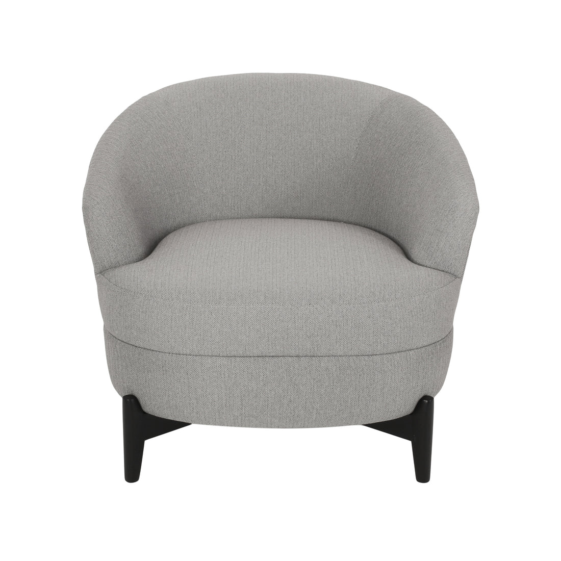 Club Chair Gray Fabric