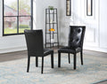 Sterling Parsons Chair Set Of 2 Black Black Wood