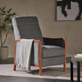 Recliner Chair Grey Fabric