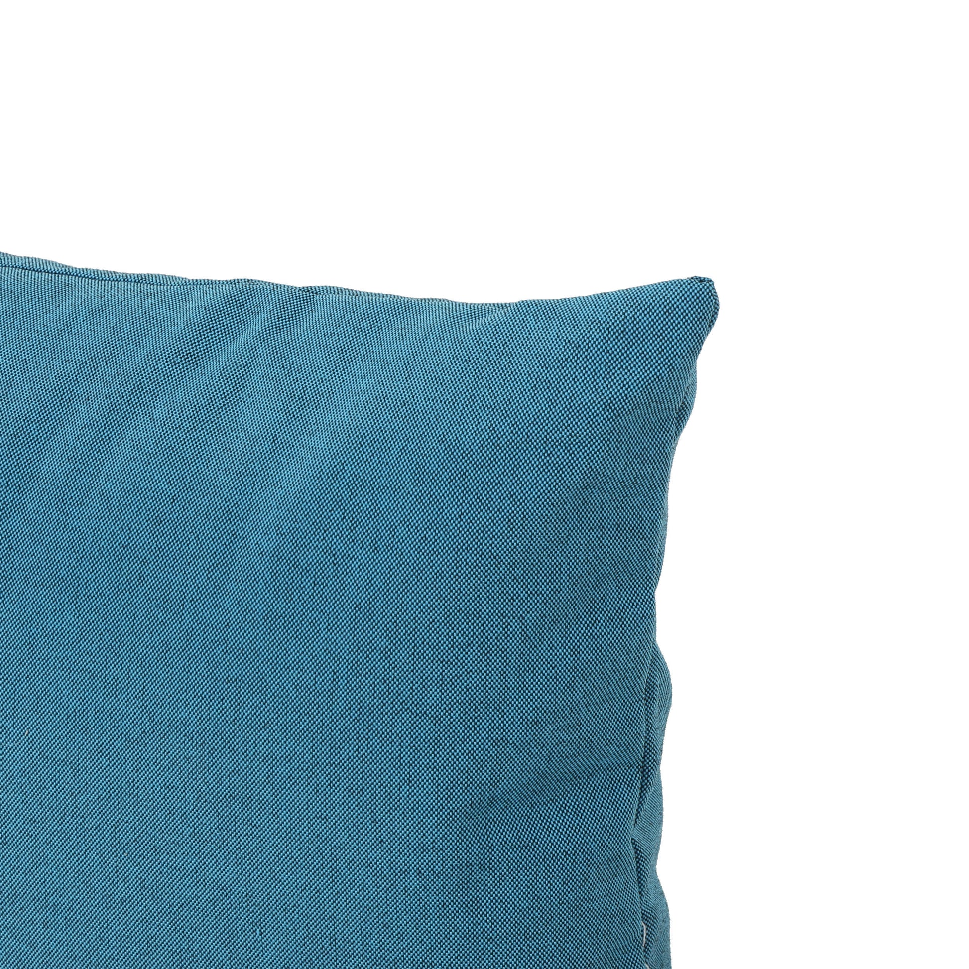 Lomita Rectangular Pillow Teal Fabric