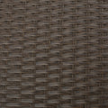 Puerta 4Pc Set Brown Rattan Waterproof Fabric