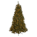 7' Noble Hinged Tree With 500 Clear Lights Ul,Dia:48