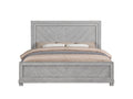 Montana King Bed Gray King Silver White Wood