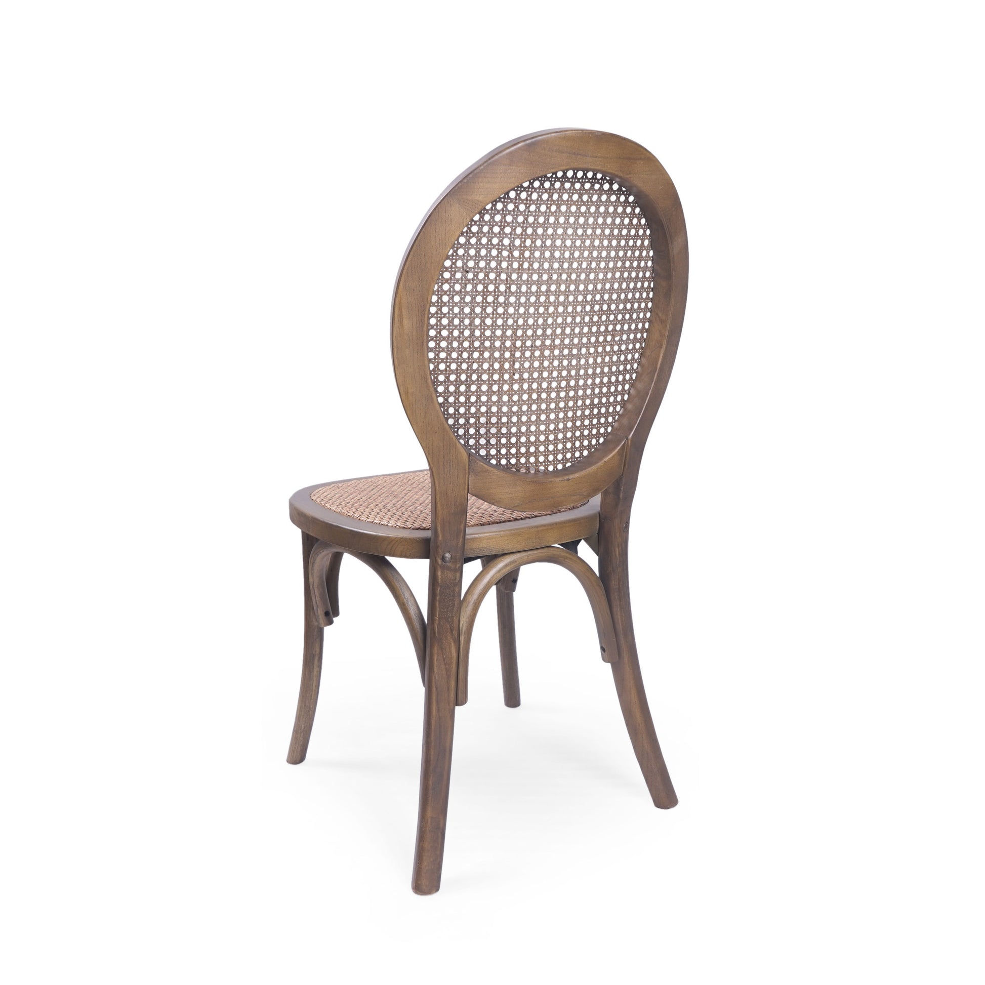 Dining Chair Brown Rattan