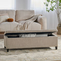 Glouster Storage Ottoman V2 Sand Fabric