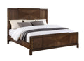 Milan 4 Piece King Bedroom Set Dark Brown King Dark Brown 4 Piece Set Wood