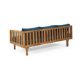 Claremont 3 Seater Daybed Teak Wood Waterproof Fabric