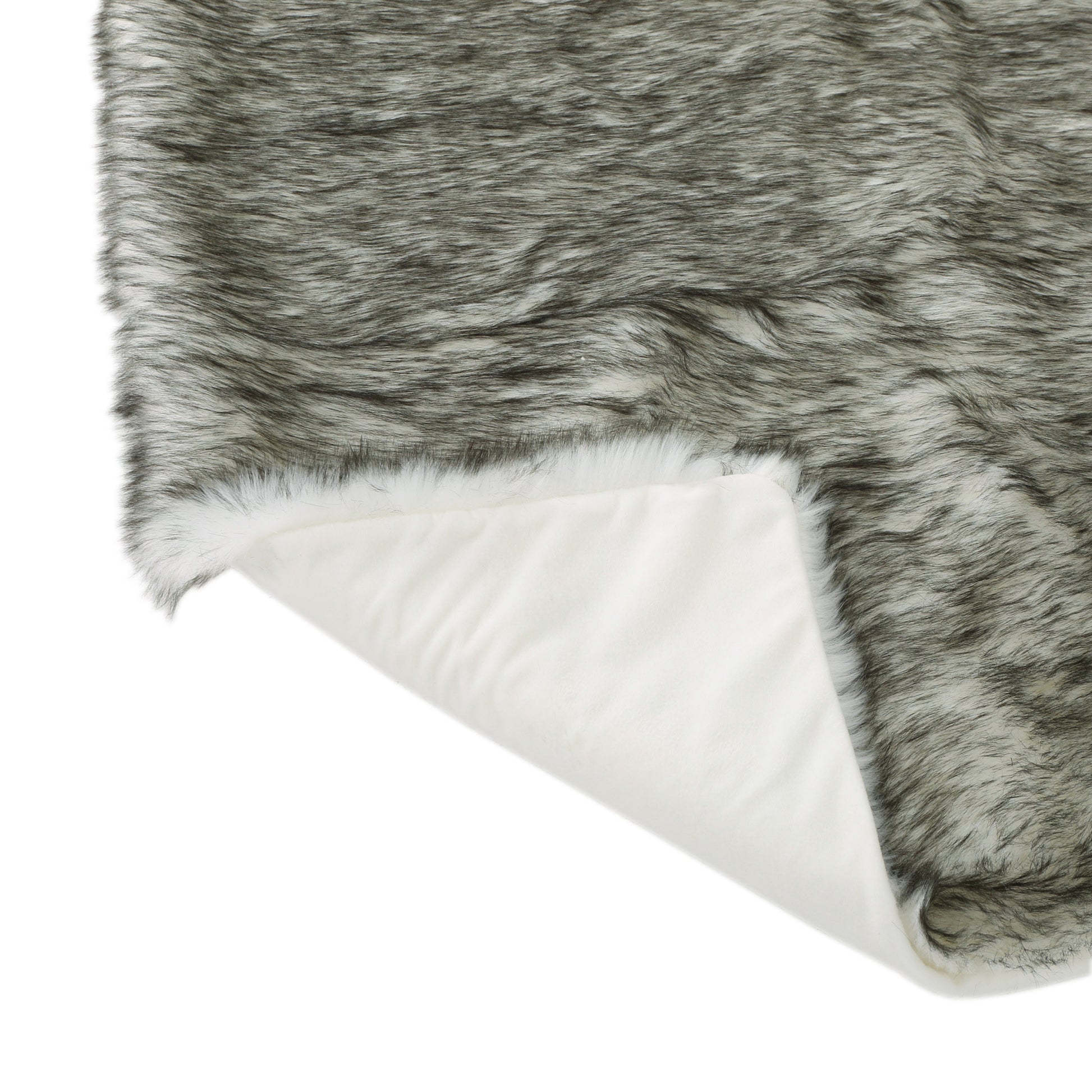 Blanket Grey Faux Fur