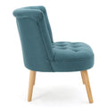 Bordeaux Tuft Chair Teal Fabric