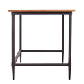 Lawrenny Reclaimed Solid Wood Desk Black Solid Wood