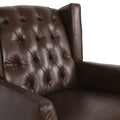 Rocking Chair Dark Brown Pu