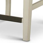 Cayla Counter Chair Set Of 2 White White Wood