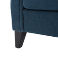 Springfield Tufted Chair Navy Blue Fabric