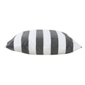 Coronado Stripe Square Pillow Set Of 2 Black Fabric