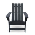 Encino Adirondack Chair Black Hdpe