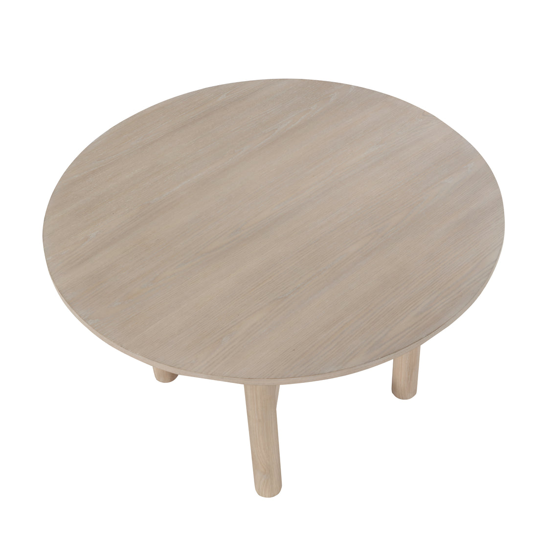 Gabby Round Dining Table Light Brown Light Brown Wood