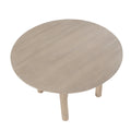 Gabby Round Dining Table Light Brown Light Brown Wood