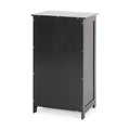 Bathroom Cabinet Black Mdf