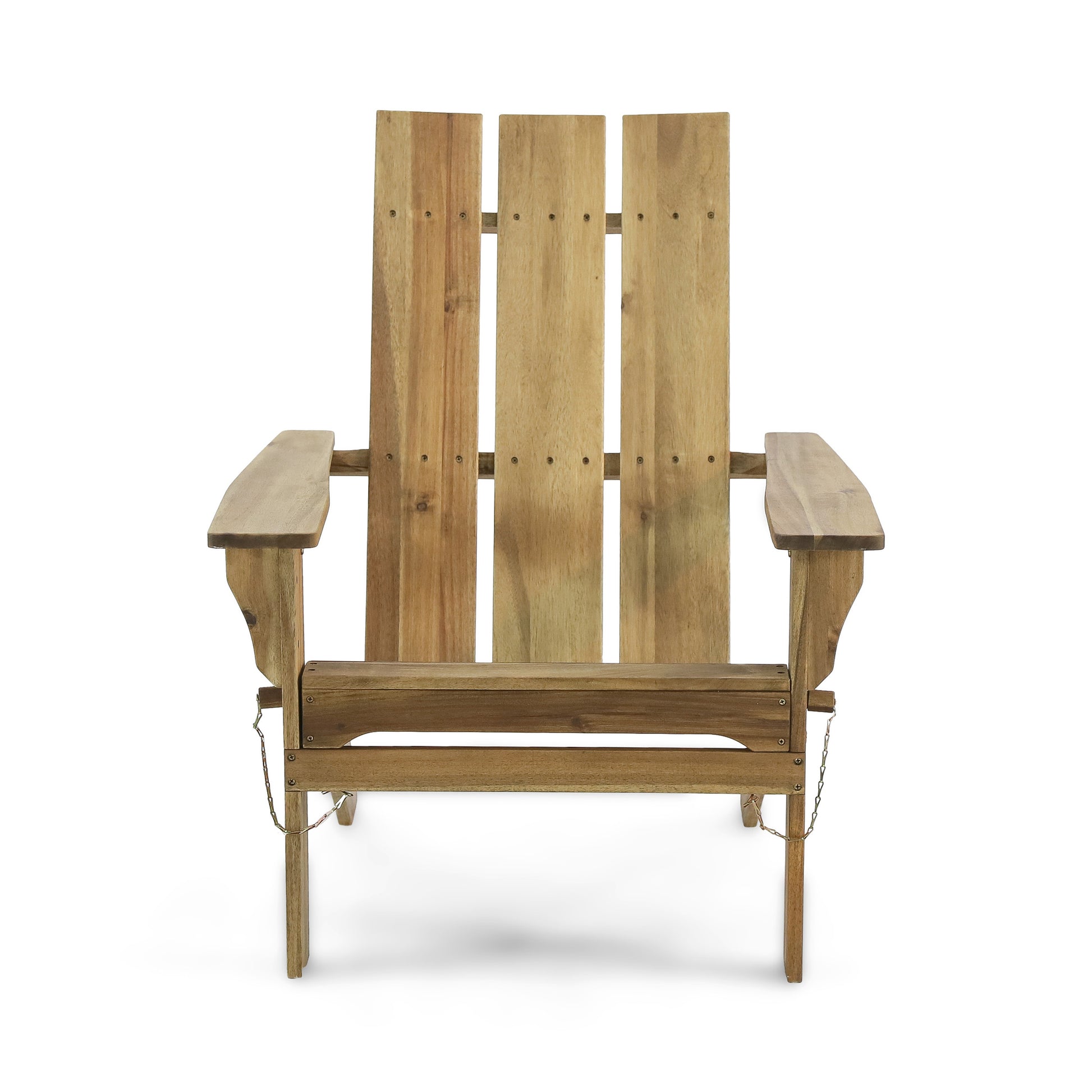 Zuma Foldable Adirondack Chair Natural Wood