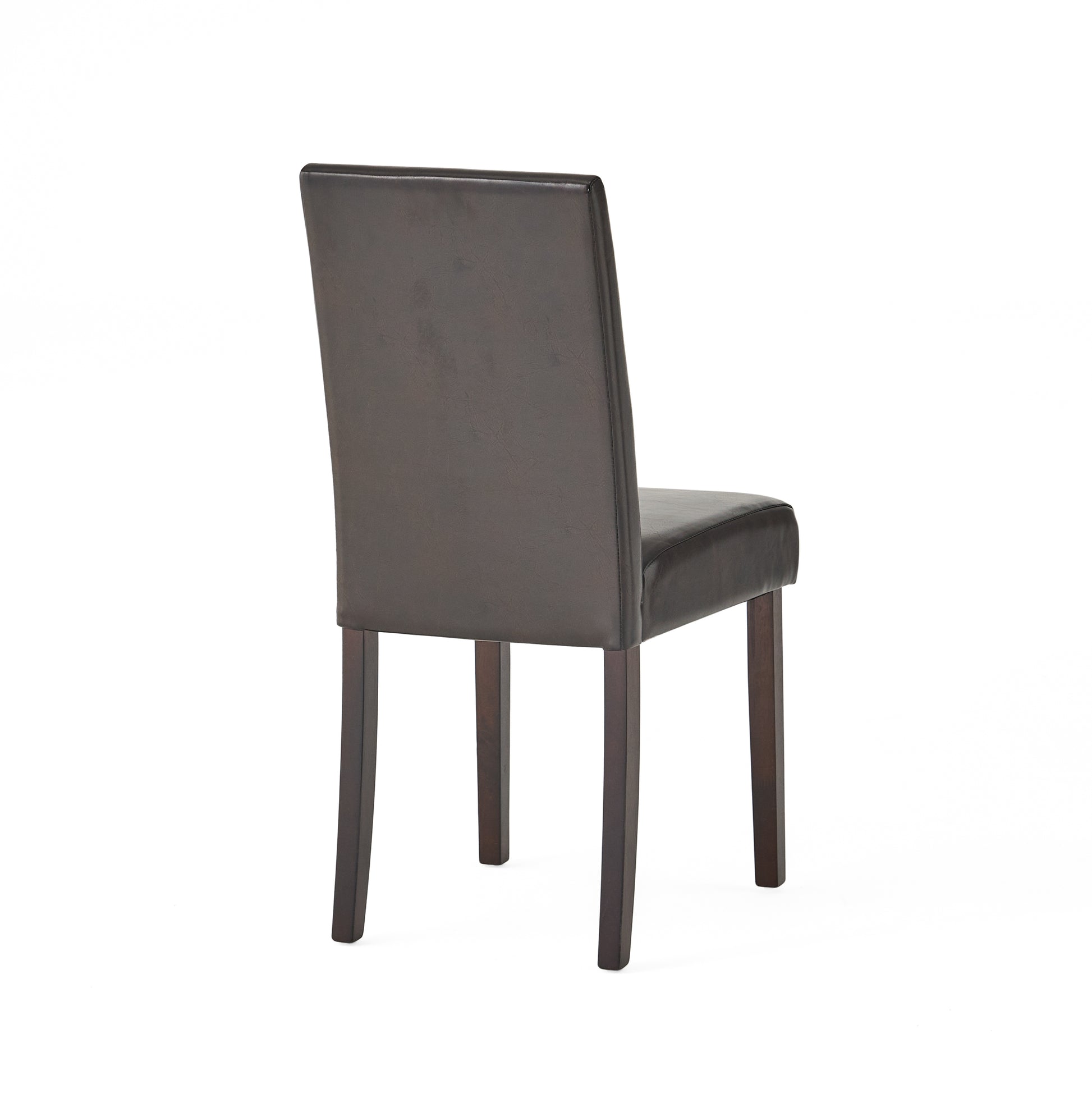 Ryan Kd Dining Chair Set Of 2 Brown Leather