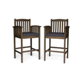 Casa Acacia Barstool Grey Acacia Wood