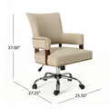 Office Chair Wheat Fabric