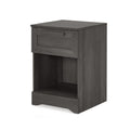 Delaney 1 Drawer Nightstand Grey Mdf