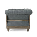 Club Chair Charcoal Fabric