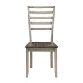 Abacus Side Chair Set Of 2 Dark Brown Dark Brown Wood