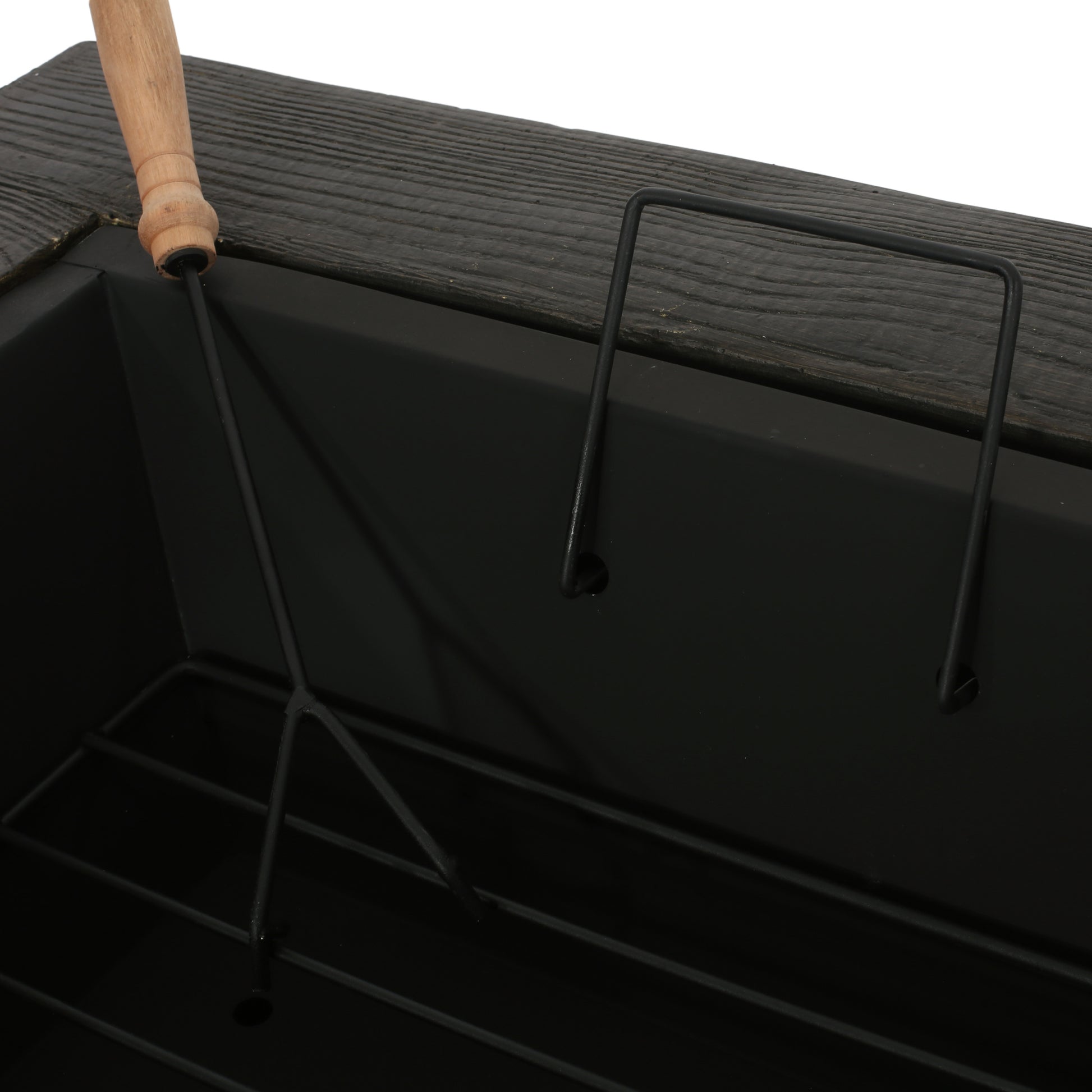 Mgo 29 Square Wood Burning Fire Pit Grey Magnesium Oxide