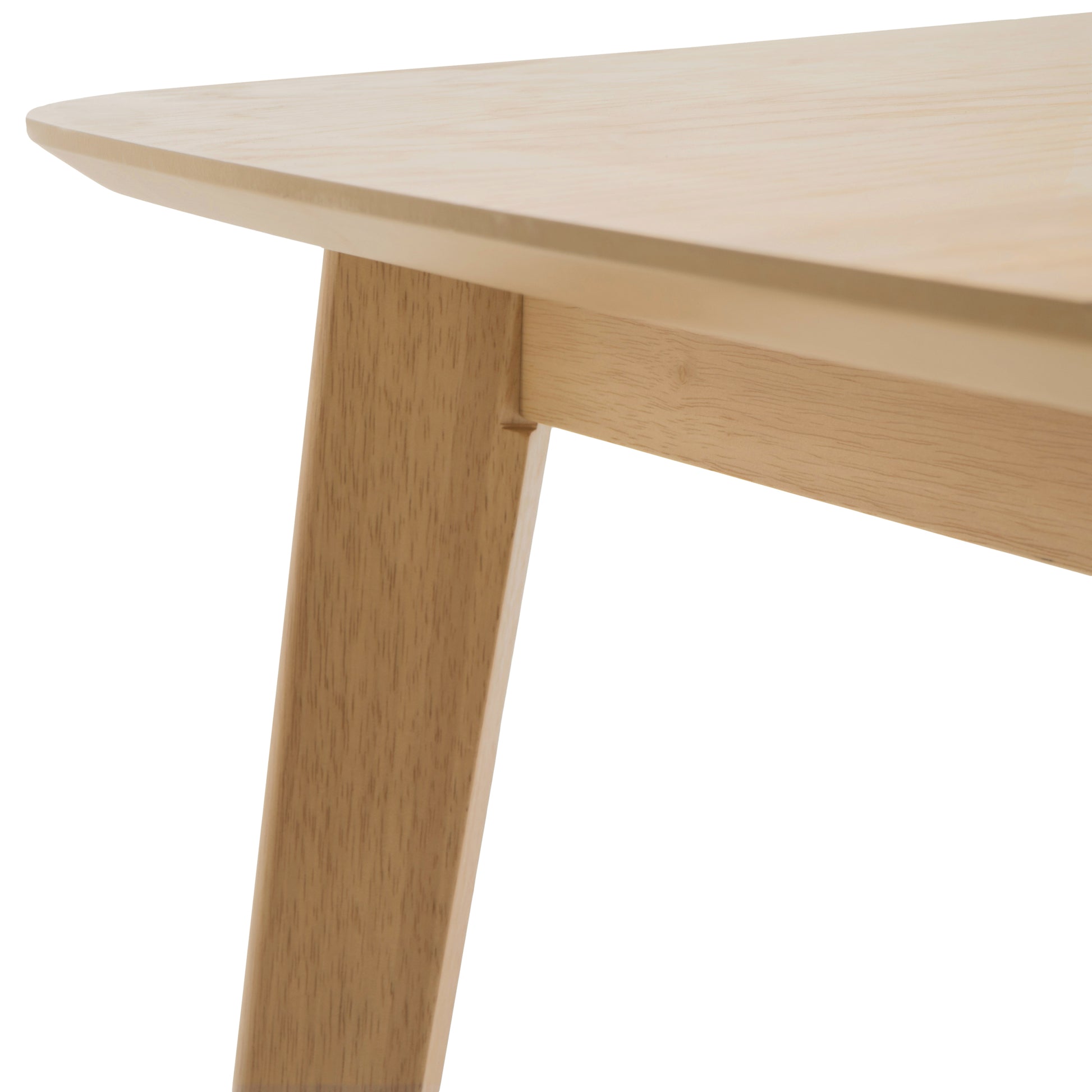 Dining Table Walnut Solid Wood Mdf