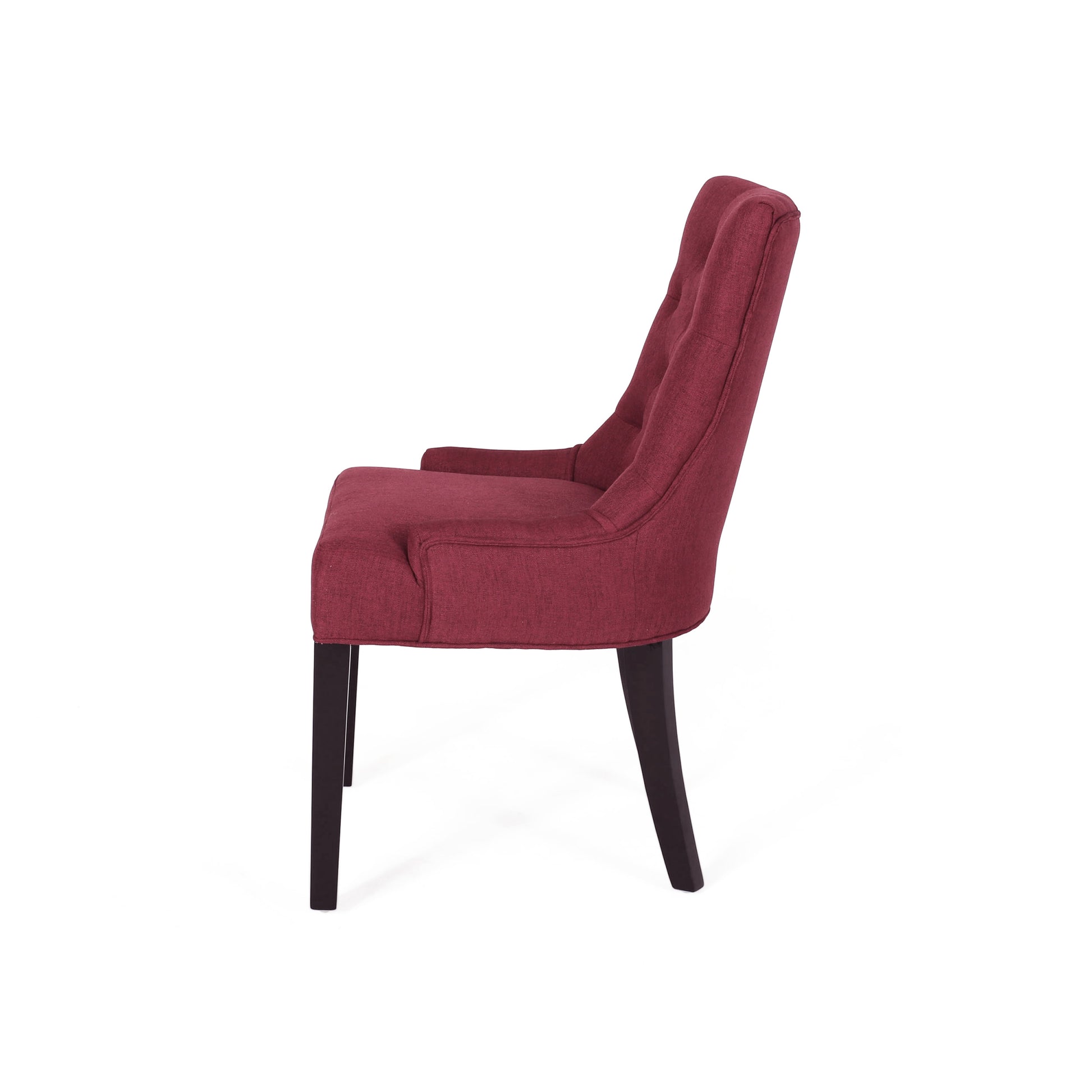 Cheney Dining Chair Kd Mp2 Set Of 2 Red Fabric