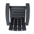 Encino Adirondack Chair Black Hdpe