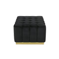 Ottoman Black Velvet